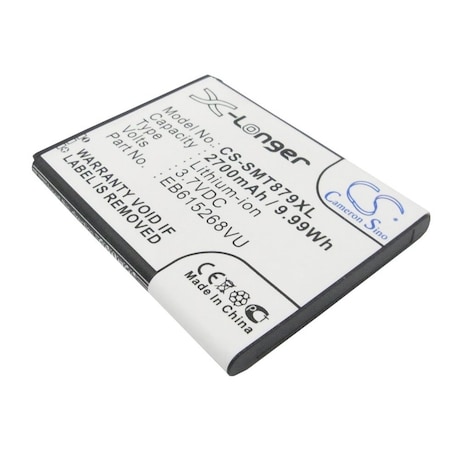 Bsc Preferred T-Mobile Galaxy Note SGH-T879 2700mAh Mobile Phone Replacement Battery CS-SMT879XL.5